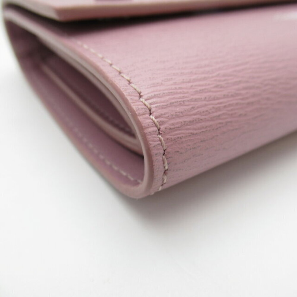 Celine Flap Multi Function Tri Fold Wallet Purple… - image 8